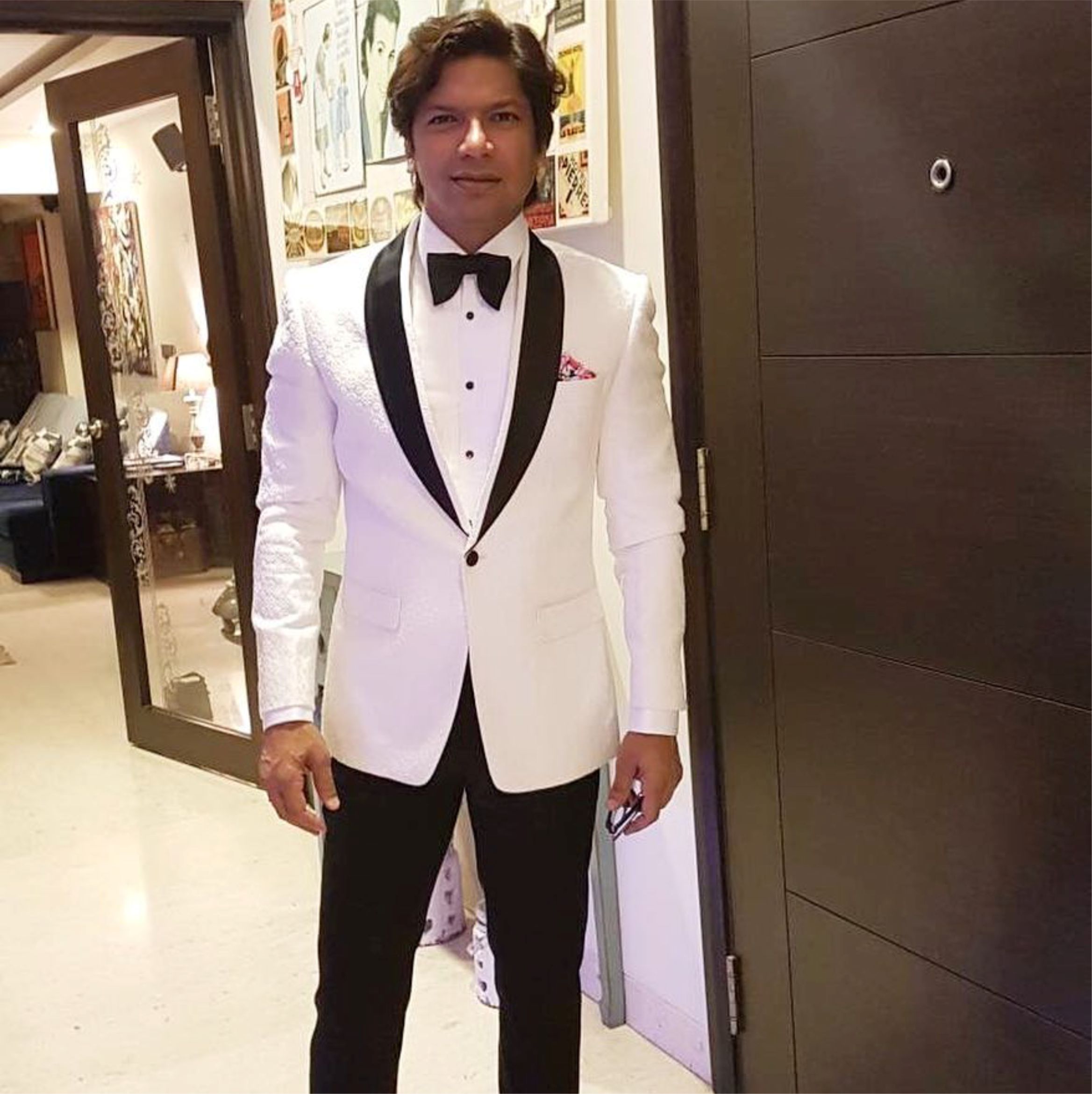 White with black contrast