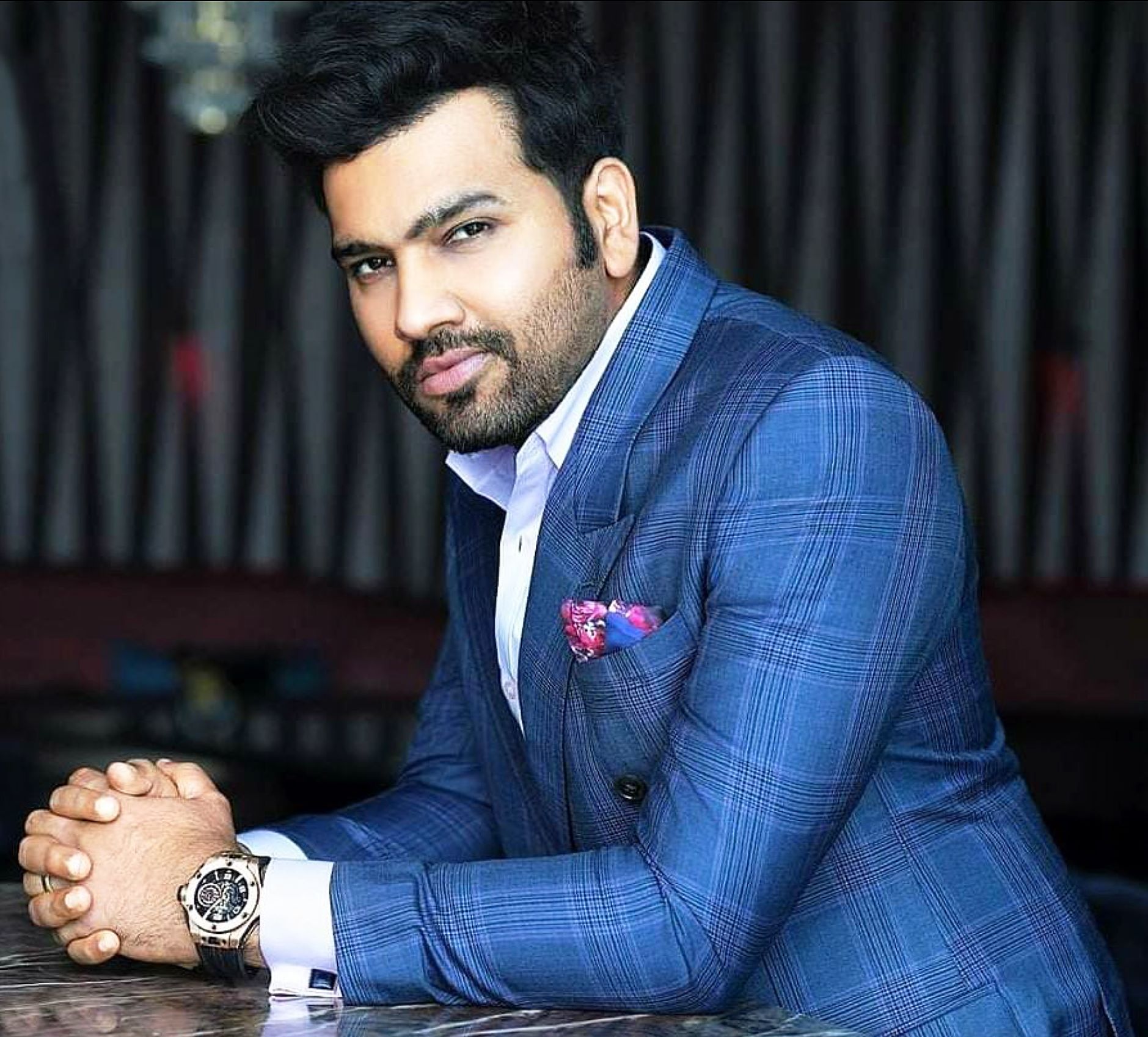 Sharma with glimmer look